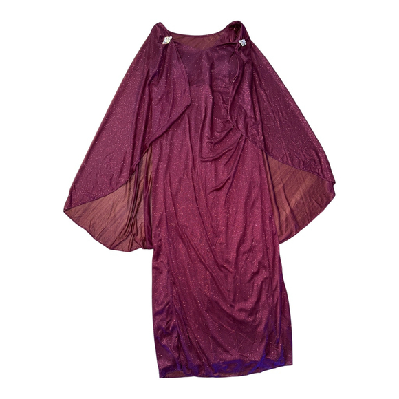 R & M Richards Dresses & Skirts - Women's Sparkle Evening Dress, Purple Glitter, Size 14, 57 Inches Long
